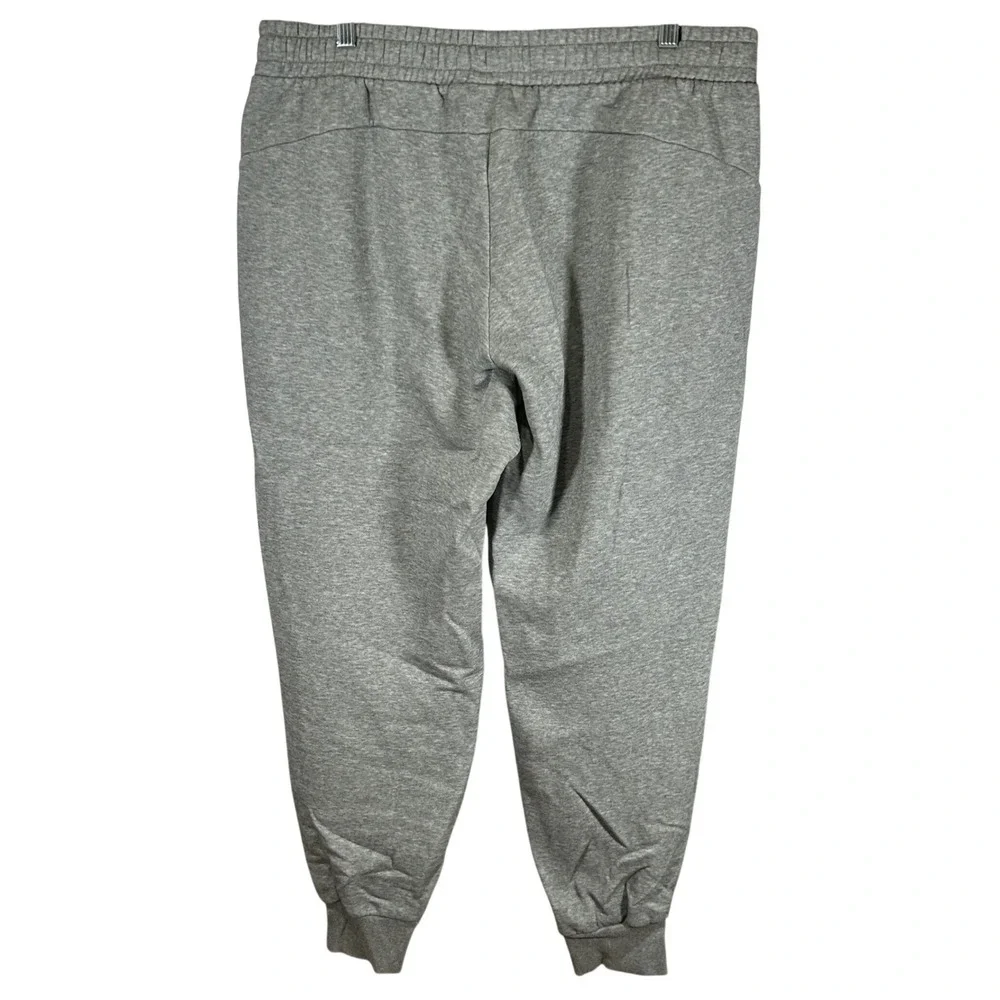 Puma Mens Essentials Heather Grey Fleece Jogger Sweatpants XL 851753-03
